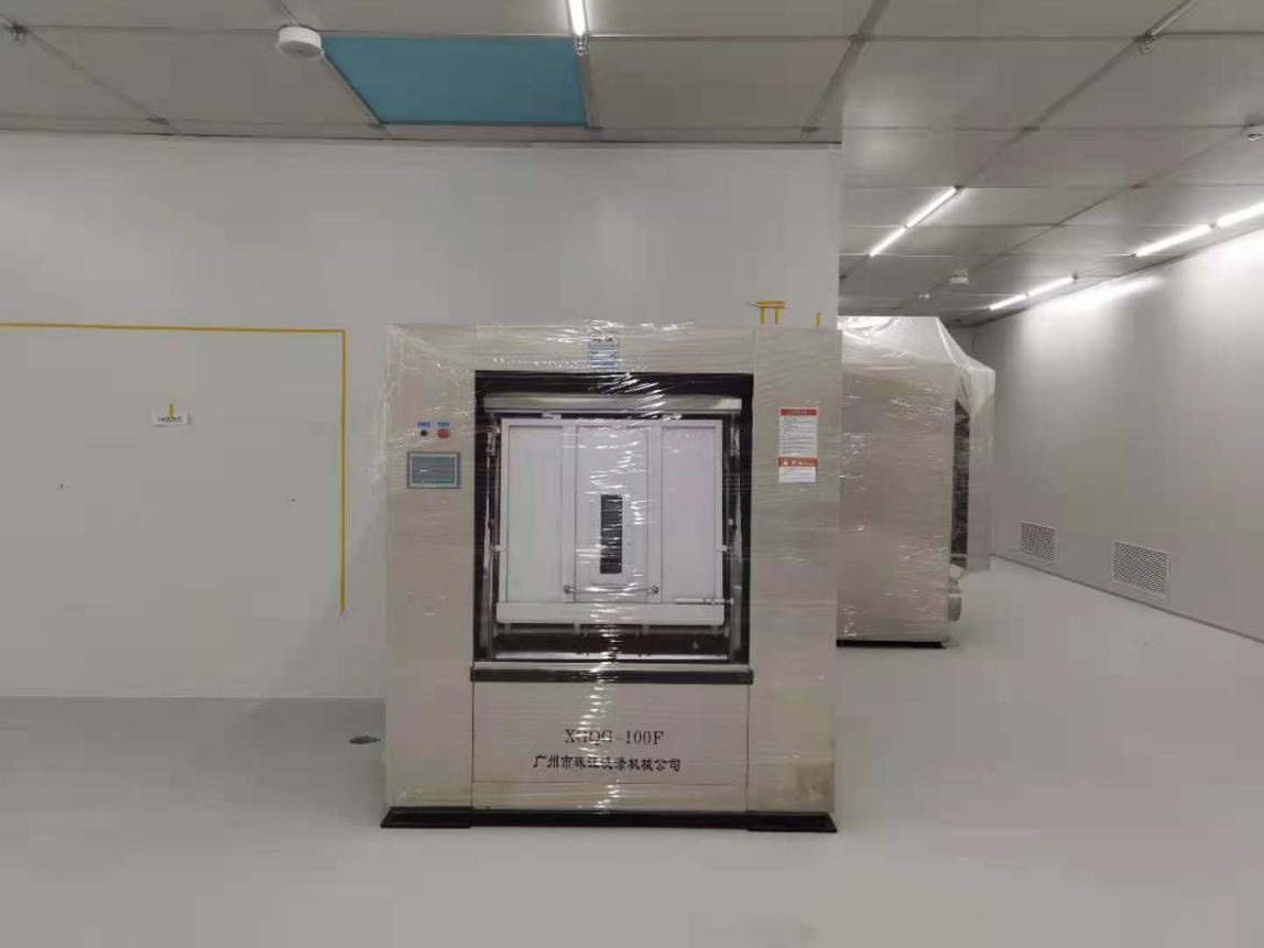 珠江洗滌設備廣州30kg工業洗衣機廠應用案例